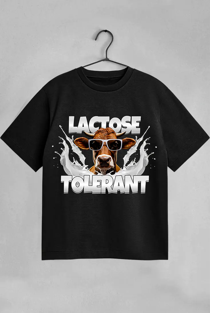 Lactose Tolerant - OVERSIZED/BAGGY Tee